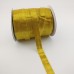 Atlasa slīpa diega lente zelta 15 mm, 131,60 m